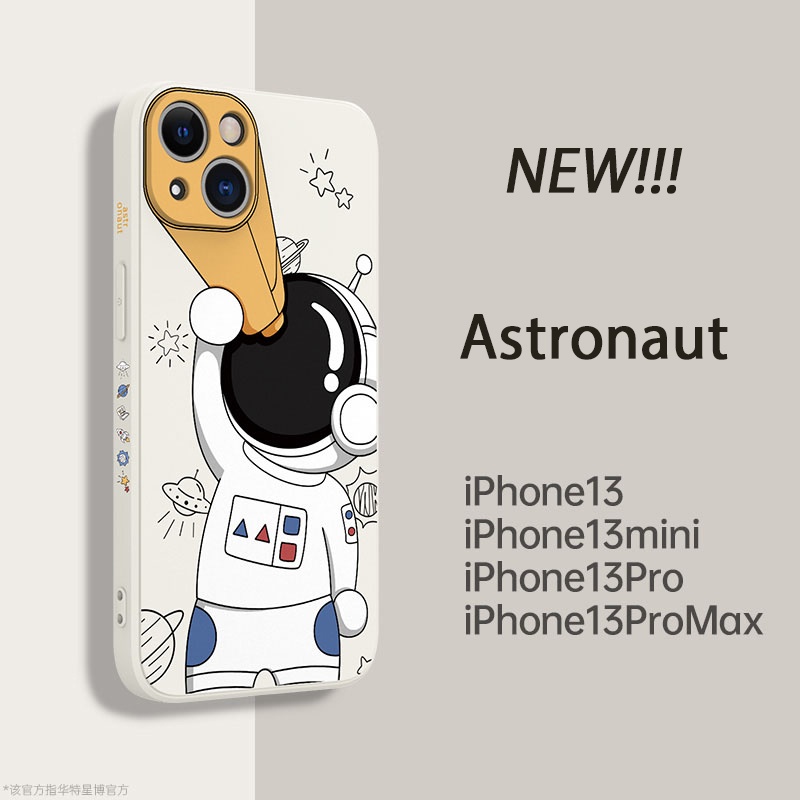 Ốp Điện Thoại TPU Mềm Chống Sốc Hình Phi Hành Gia Cho iPhone 13 13 ProMax12 12 Pro Max 11 11Pro Max 7 8 7plus 8plus x xs xr xsmax vỏ mềm chống rơi