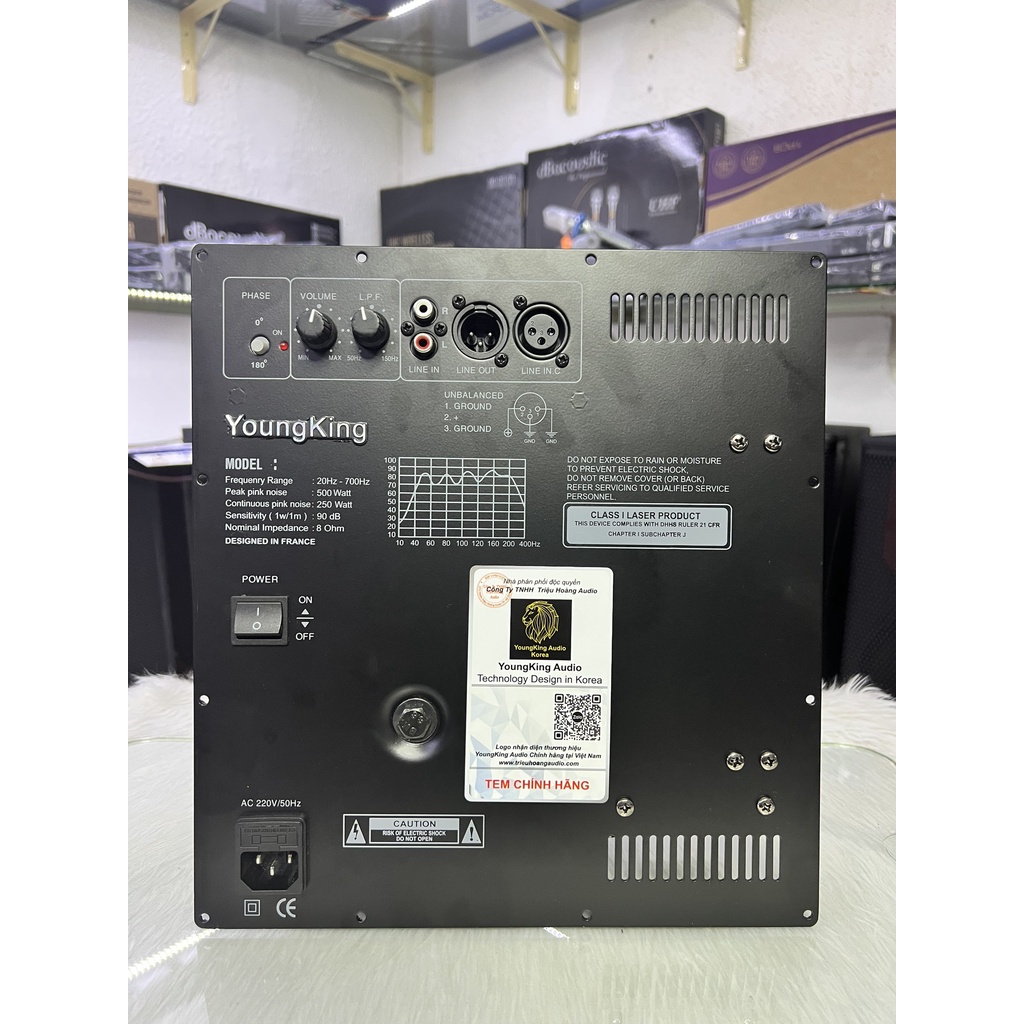 Boar Loa Sub Điện YoungKing Audio Chính Hãng