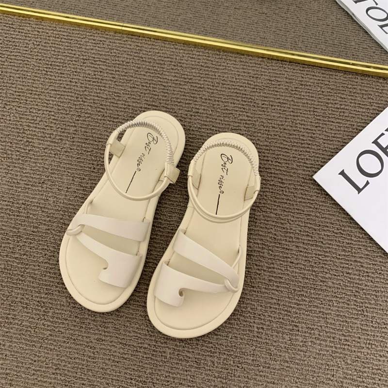 Oeggeo shop 2022 Xăng đan Đế Bệt Xỏ Ngón Cho Nữ