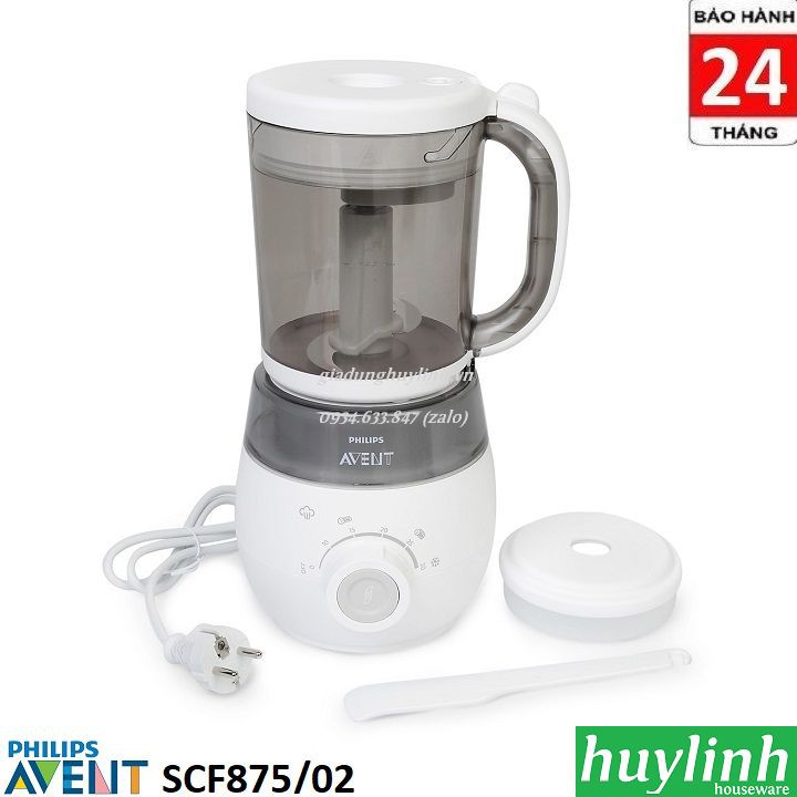 Máy xay hấp thực phẩm Philips Avent SCF875 - Bảo hành 2 năm chính hãng