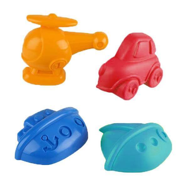 tiNiStore-Đồ chơi đi biển mô hình hape khuôn cát hình các loại phương tiện giao thông TiNiTOY E4085A