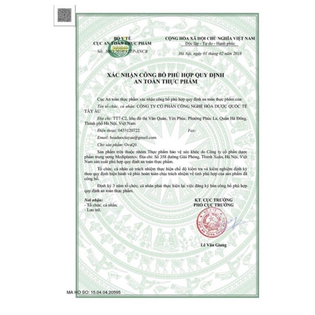 OvaQ1 giúp khoẻ trứng, mang thai tự nhiên