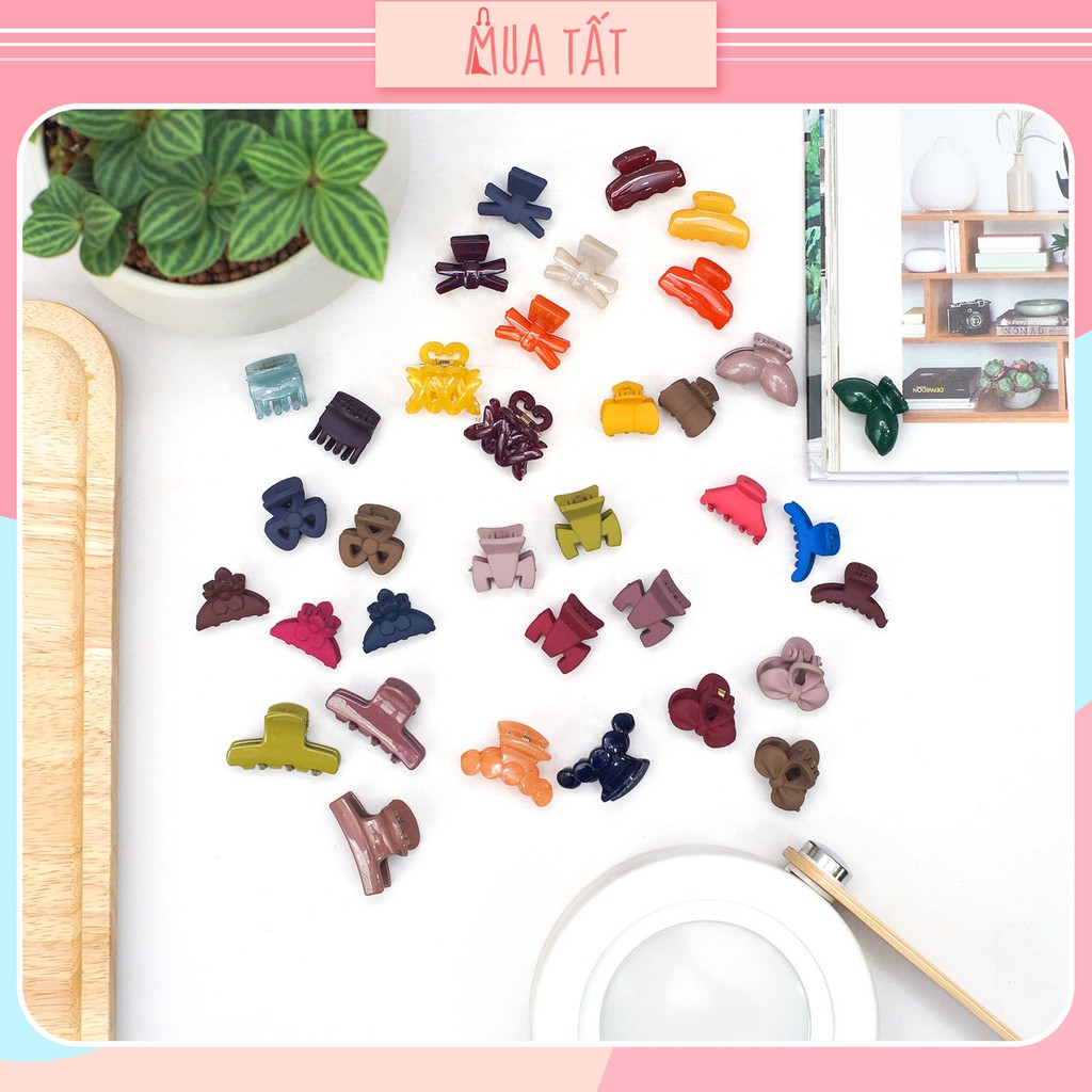 Kẹp tóc càng cua mini Mua Tất nhiều mẫu (muatatshop)