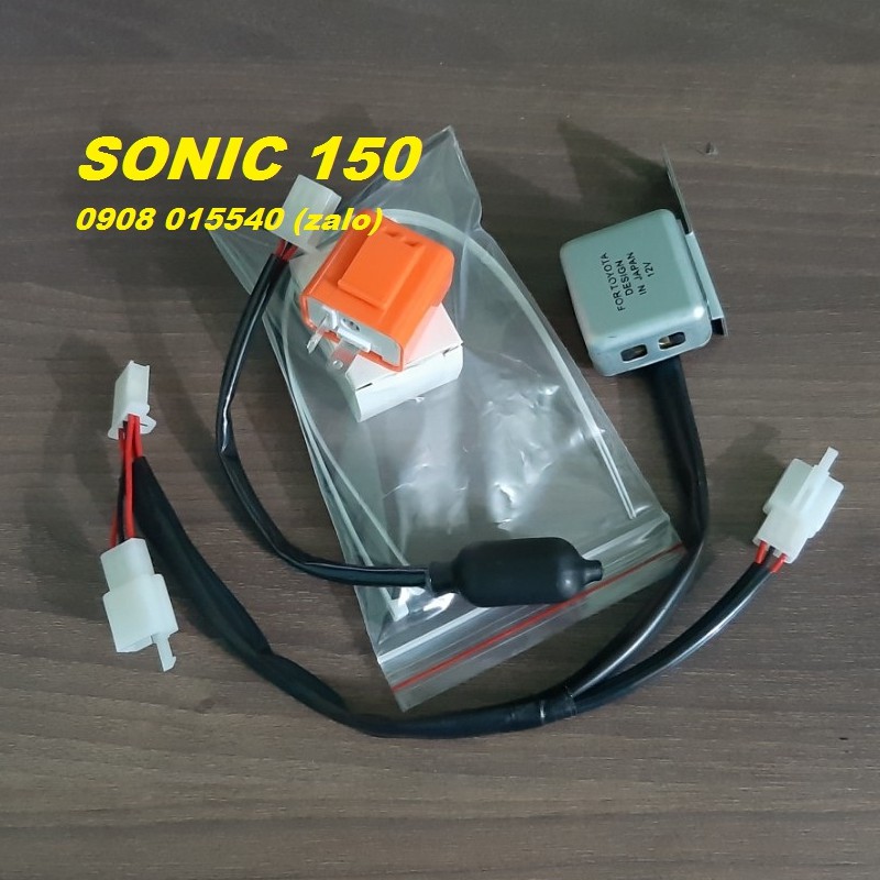 Bộ Ting Tong &amp; Hazard xe SONIC + chớp Điện Tử