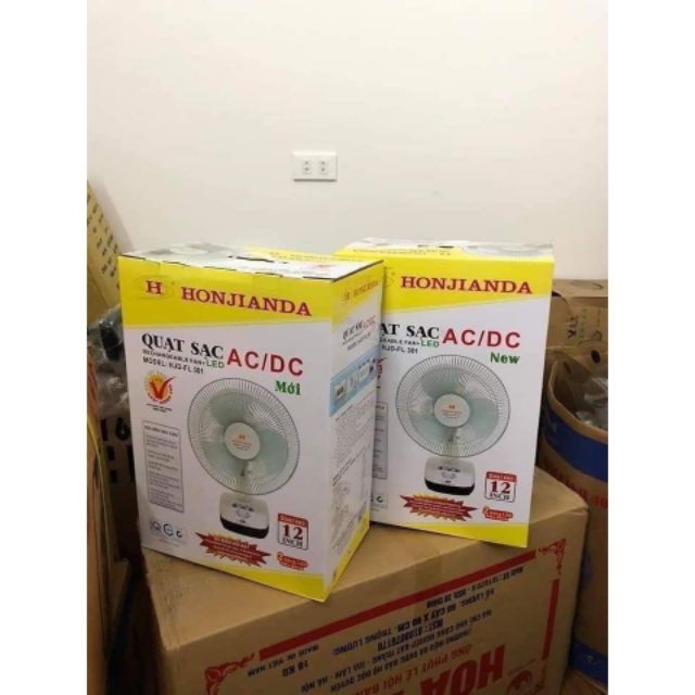 QUẠT TÍCH ĐIỆN HONJIANDA FL-301 TÍCH ĐIỆN TỐI ĐA 10 GIỜ CHẠY | BigBuy360 - bigbuy360.vn