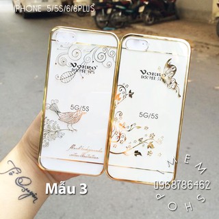 Ốp lưng Veoro Silicon đính đá cho iphone