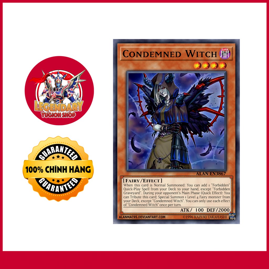 [EN][Thẻ Bài Yugioh Chính Hãng] Condemned Witch