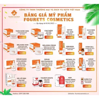 Cao thâm fourets cosmetics