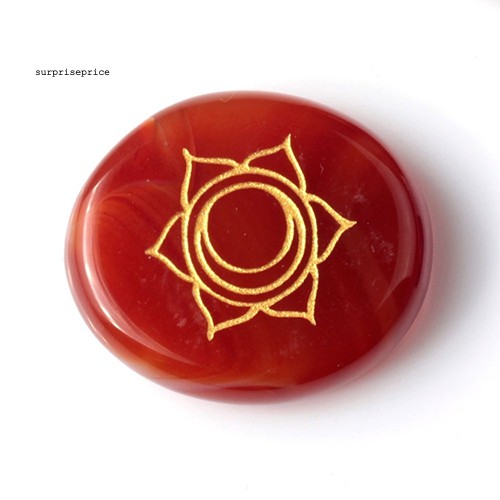 Bộ 7 đá luân xa dùng trang trí độc đáo