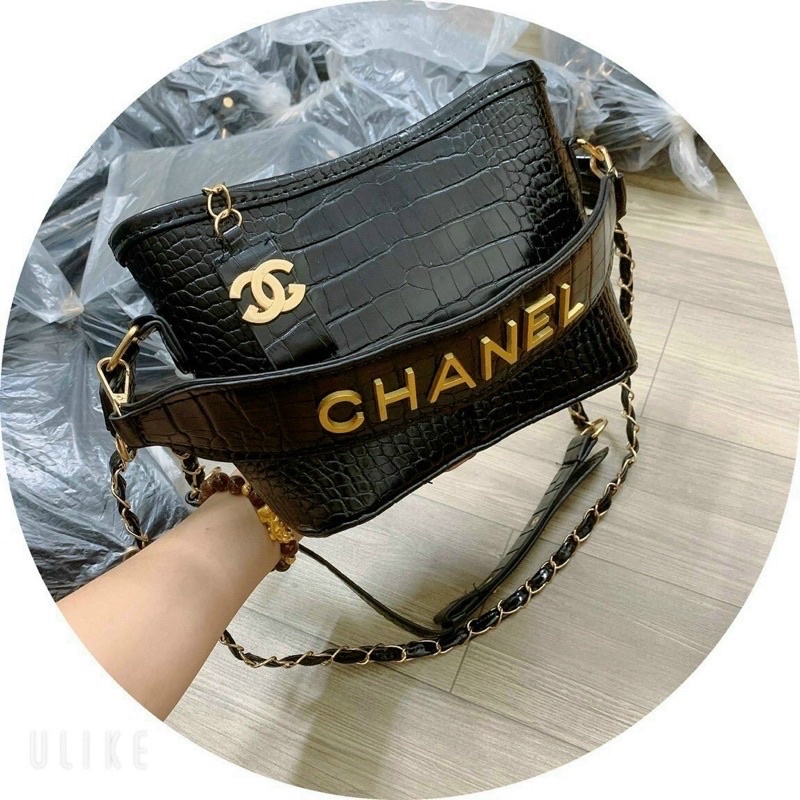 Túi Đeo Chéo Hobo Vân Rắn, Túi Xách Nữ Thời Trang