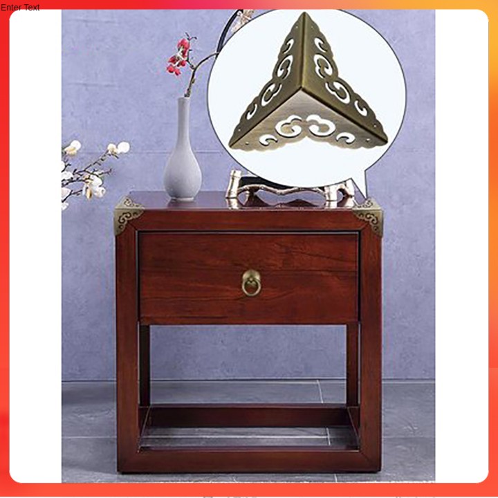 Bịt Góc Vuông Họa Tiết Vàng Đồng D003 - Bịt Góc Vuông gúp cố cố định các góc vuông làm tăng độ thẩm mỹ cho sản phẩm