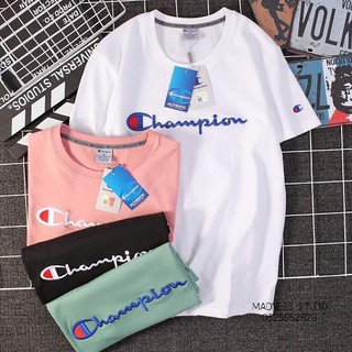 Áo Thun Champion Unisex thêu logo hàng chuẩn Madness Studio