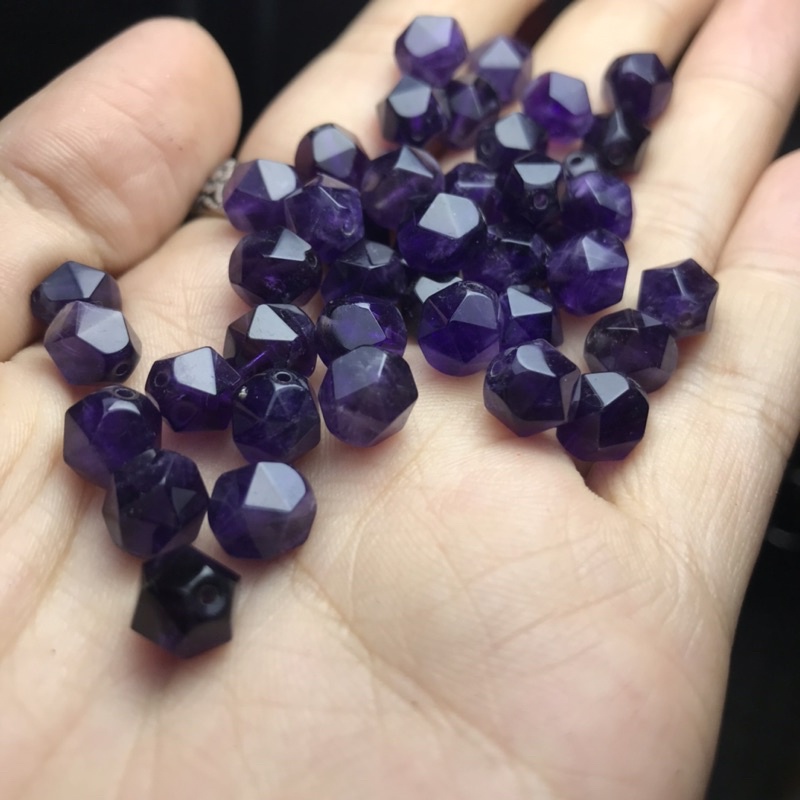 [Amethyst] Hạt lẻ, hạt vòng tay, vòng cổ, đá thiên nhiên