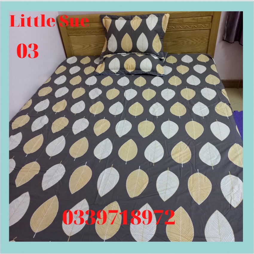 Bộ ga chun Hàn Quốc kèm 2 vỏ gối nằm cao cấp