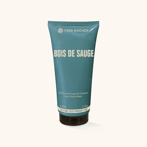 (Chuẩn Pháp-200ml) Sữa tắm nam Yves Rocher Bois de Sauge
