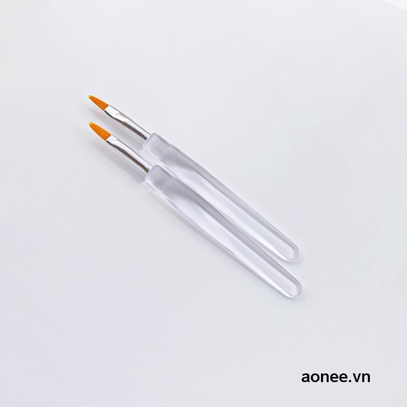✨✨Cọ trang điểm môi tay cầm màu pha lê trong suốt linh hoạt tiện dụng làm đẹp