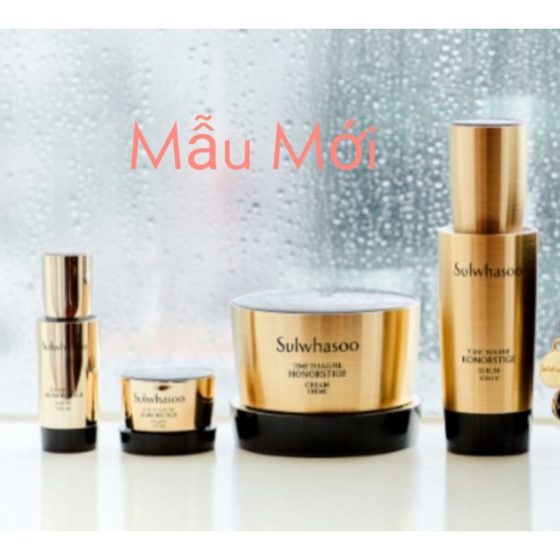 Combo tinh chất và  kem trẻ 10 năm tuổi Sulwhasoo honorstige Cream 1ml