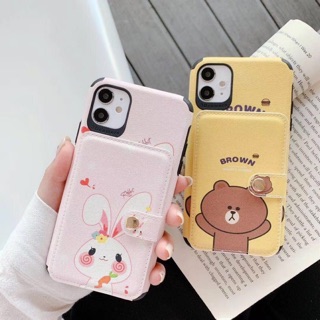 Ốp kèm ví chống sốc hình cute ( có 6 hình để khách chọn )