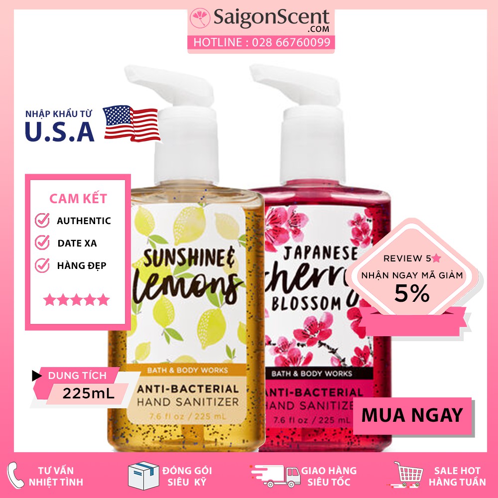 Gel rửa tay khô Bath and Body Works ( 225mL ) | BigBuy360 - bigbuy360.vn