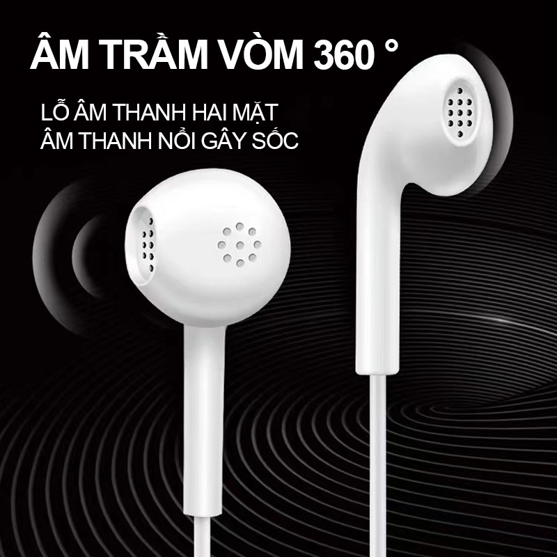 tai nghe có dây tai nghe có dây gaming tai nghe nhét tai có dây Tai nghe nhét tai Chống Ồn Tích Hợp Micro Và giắc cắm 3.5mm cho điện thoại