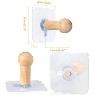 6 Móc treo khăn gắn tường