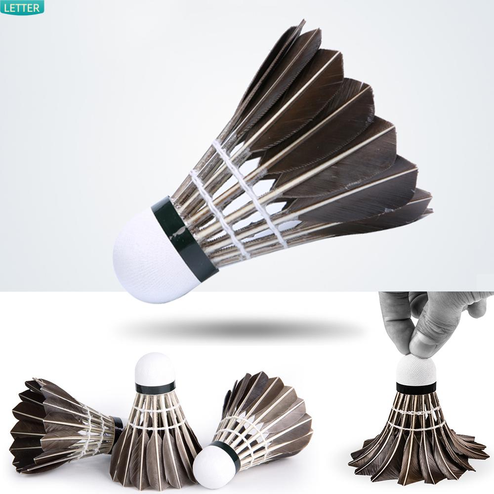 Set 12 Quả Cầu Lông Ngỗng Màu Đen Siêu Bền Dùng Để Luyện Tập