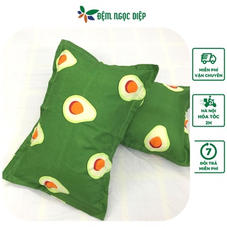Đôi vỏ gối nằm poly cotton kích thước áo gối 45x65 cm dùng ruột gối 40x60 cm