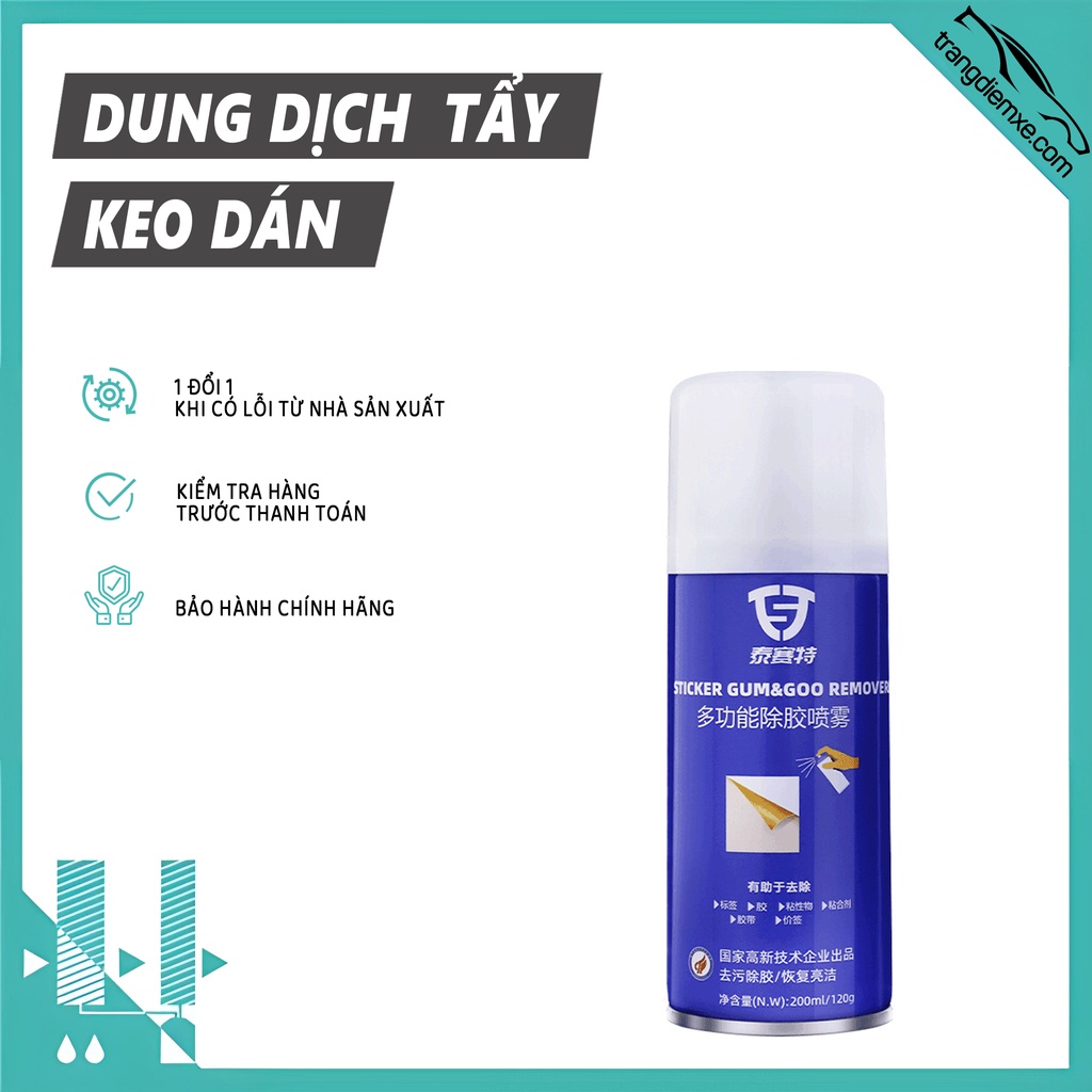 Dung Dịch Tẩy Keo Dán Tđx Cho Xe Ô Tô / 6