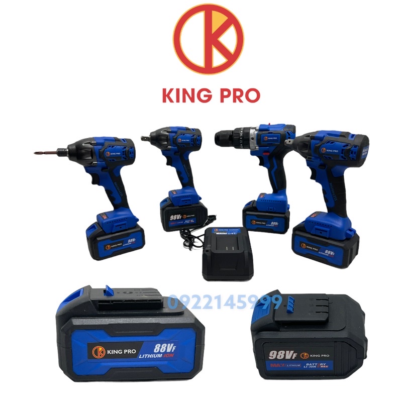 Sạc Adapter 21v máy khoan , máy xiết Bulong  kingpro chính hãng