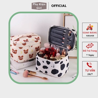 Túi đựng mỹ phẩm, Đồ trang điểm, Đồ makeup Phụ Kiện Girl túi đa ngăn mang lại tiện ích phong cách hàn quốc dễ thương