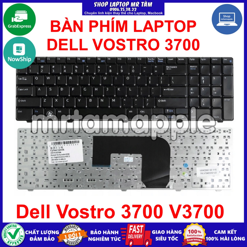 (KEYBOARD) BÀN PHÍM LAPTOP DELL 3700 dùng cho Vostro 3700 V3700