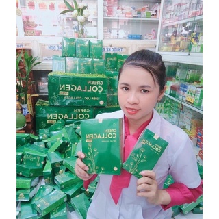 Diệp lục Collagen Gold Cải thiện nội tiết và sắc đẹp hộp 30 gói