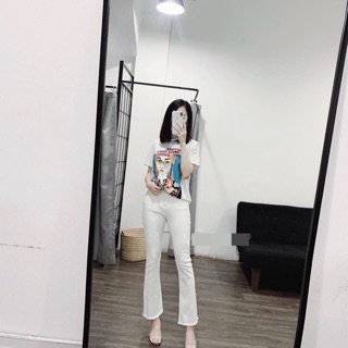 Quần jean nữ loe 🎁Freeship🎁Giảm 20k khi nhập [AOTH20k]
