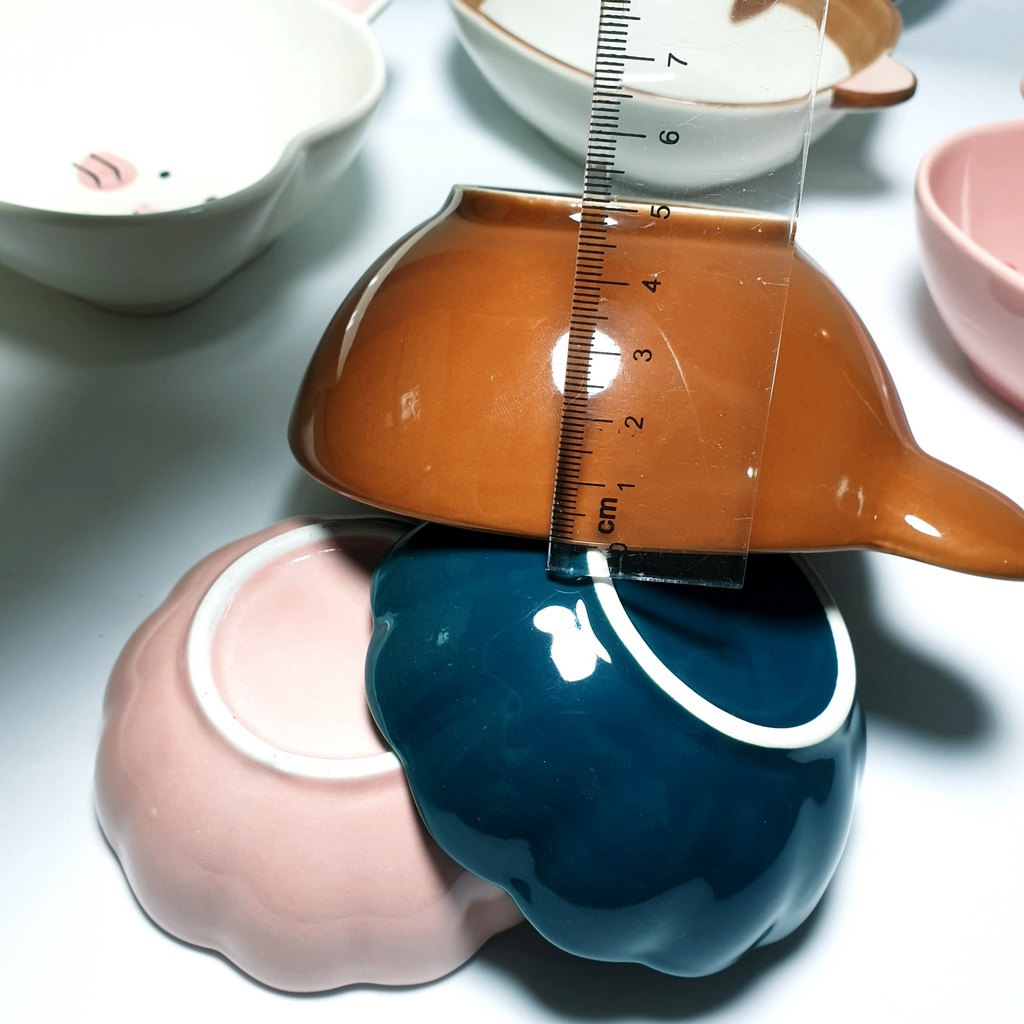 Bát Ăn Dặm Cho Bé Kiểu Nhật Gốm Sứ Hình Gấu Panda Cute Dễ Thương