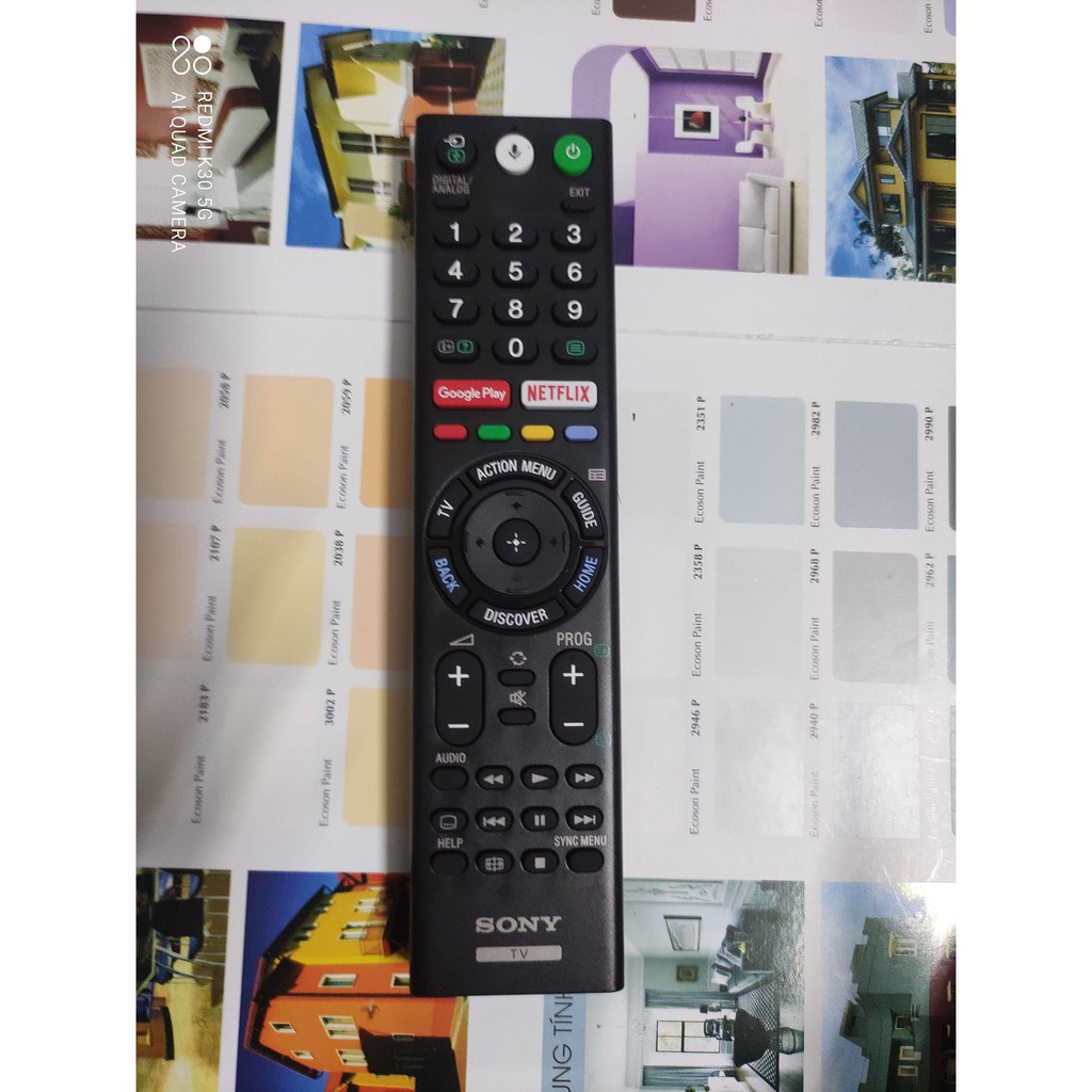 Điều khiển remote tivi Sony smart RMF-TX200P- Không hỗ trợ giọng nói  (hàng mới 100%)