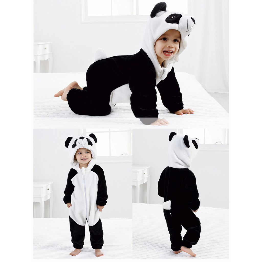 Bộ body thú cho bé trai bé gái Mario Store bodysuit cho bé chất nỉ mềm mịn hình thú đáng yêu hàng xuất khẩu