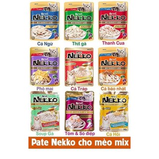 Patê Nekko Thức Ăn Cho Mèo Nhiều Vị Thơm Ngon