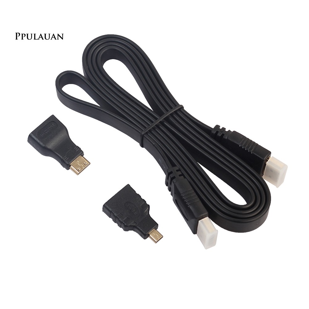 PPLA 1.5M 1080P HD Cable HDMI to Mini Micro Adaptor Kit Set for Android Tablet PC TV