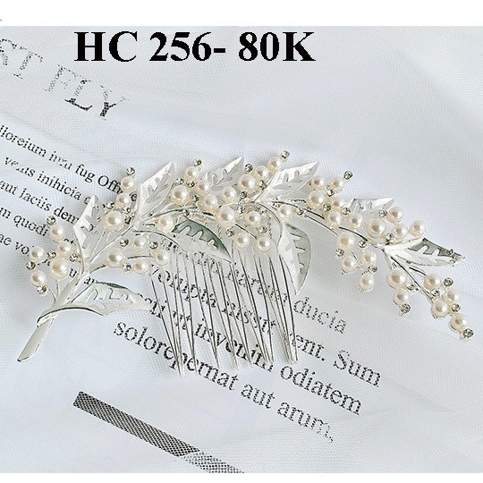 Cài tóc cô dâu-phụ kiện châm cài tóc đính đá lấp lánh hc256