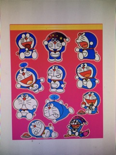 Tem logo stiker doremon