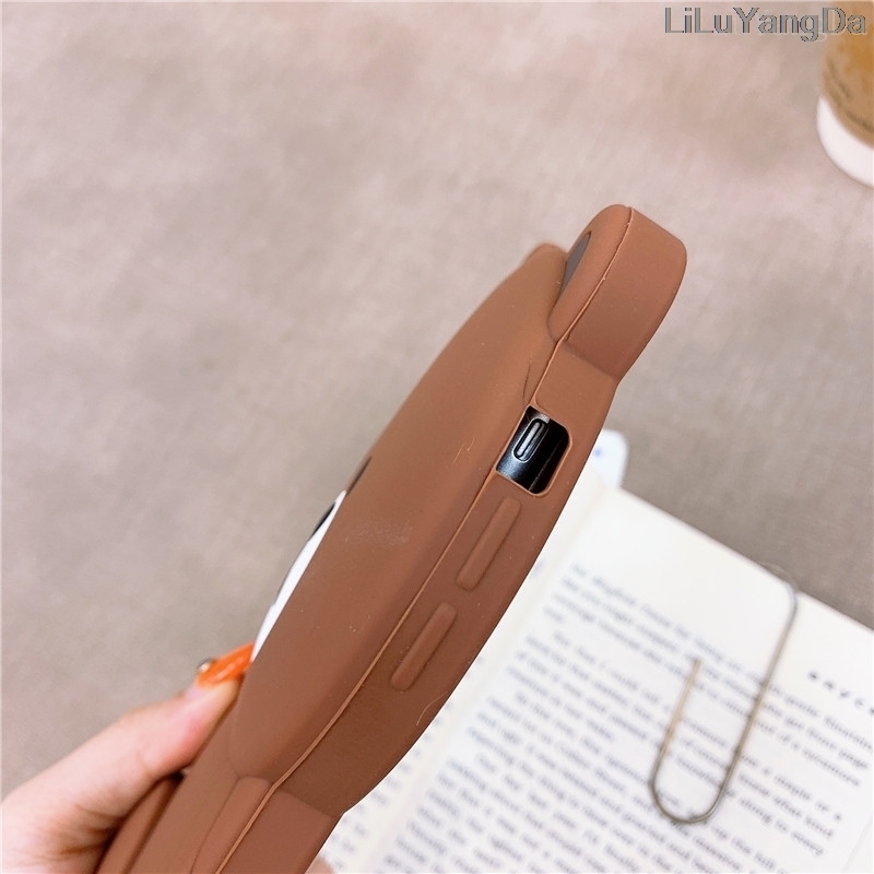 Dễ Thương Ốp Điện Thoại Silicon Mềm Hình Gấu Hoạt Hình Cho iphone 6 6s 7 8 plus x xr xs max 11 12 13 14 15 pro max se 2020