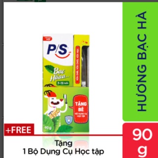 Kem đánh răng trẻ em P/S bạc hà 90g