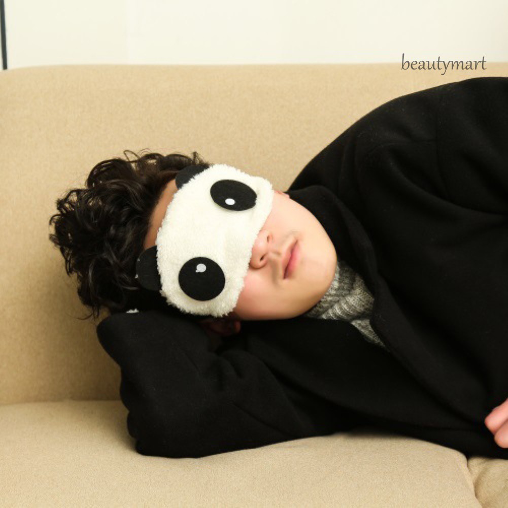 [Hàng mới về] Bịt mắt ngủ gấu Panda chất liệu lông nhung
