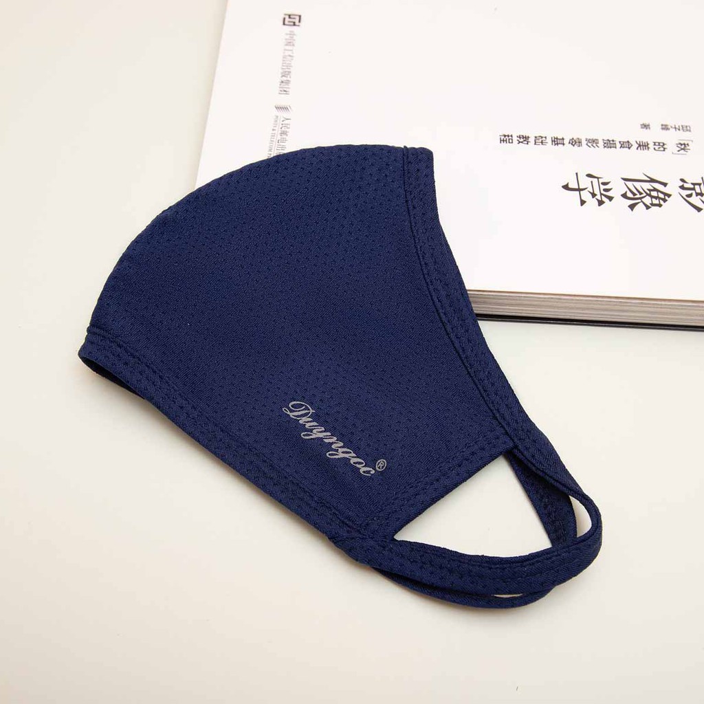 Khẩu Trang Vải Viền Mesh Duy Ngọc Cao Cấp, hàng chính hãng, chất liệu vải Mesh thoáng mát dễ thở, 3 lớp an toàn (7543)