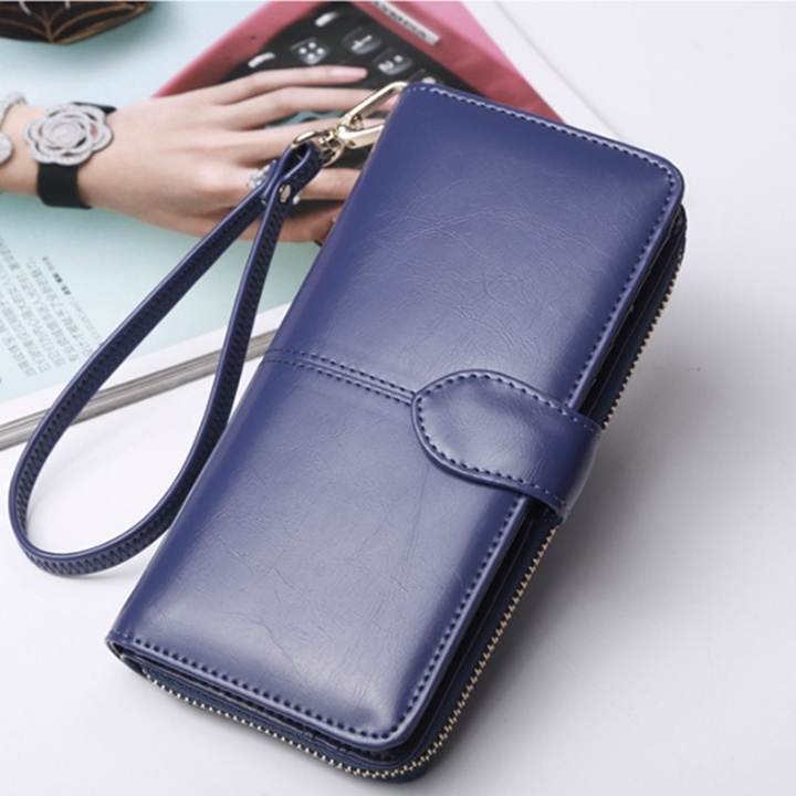 Ví nữ nhiều ngăn da pu mềm mại bền đẹp size 19cm  VI-94
