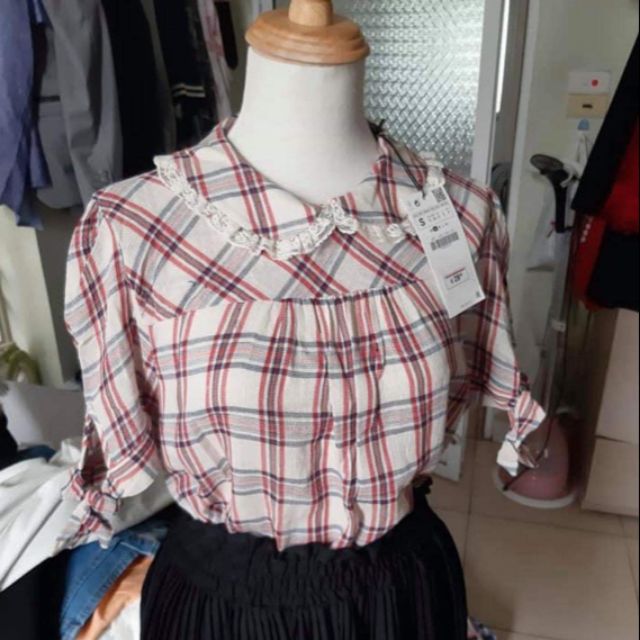 Áo sơ mi zara auth newtag