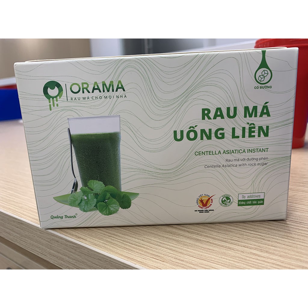 BỘT RAU MÁ ĐƯỜNG PHÈN UỐNG LIỀN QUẢNG THANH (17g/gói,hộp 10 gói)