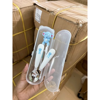 [RẺ VÔ ĐỊCH] Set dụng cụ tập ăn cho bé (thìa, dĩa, đũa)