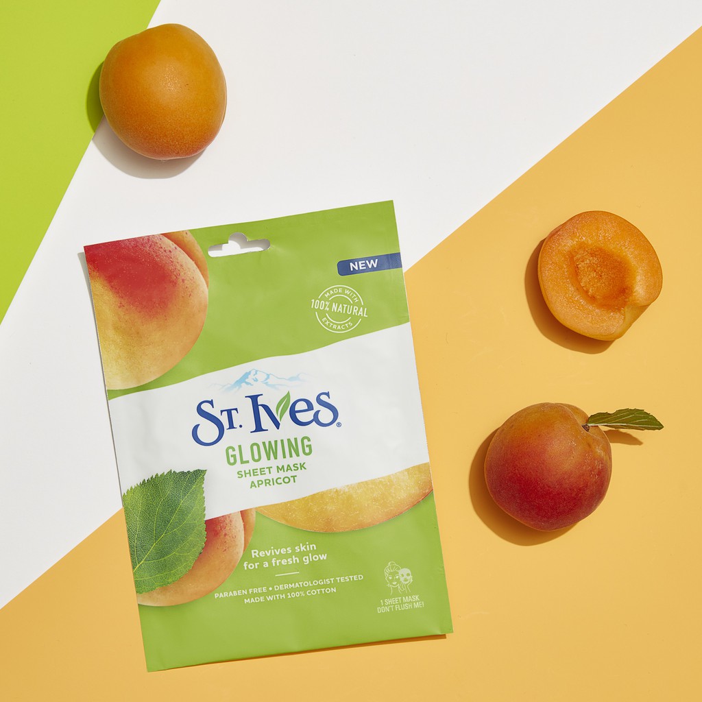 Mặt Nạ ST.Ives Glowing Apricot Dưỡng Da 23ml