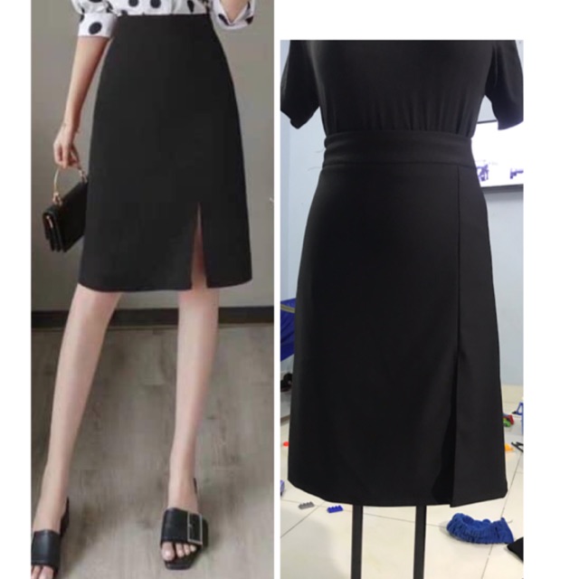 Chân váy công sở bigsize Chữ A dài